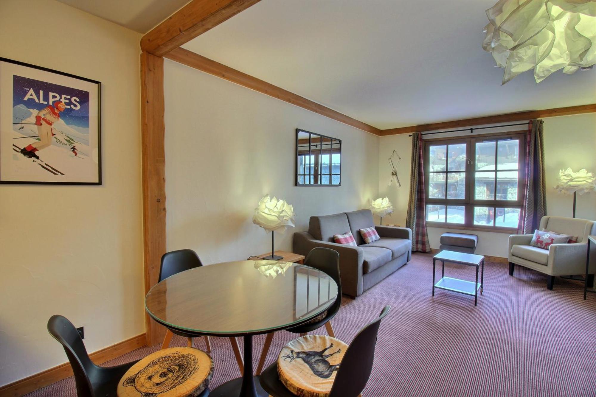 Arc 1950 - Appartement Moderne - Sauna Hammam Jacuzzi - 4 Personnes Les Arcs  エクステリア 写真